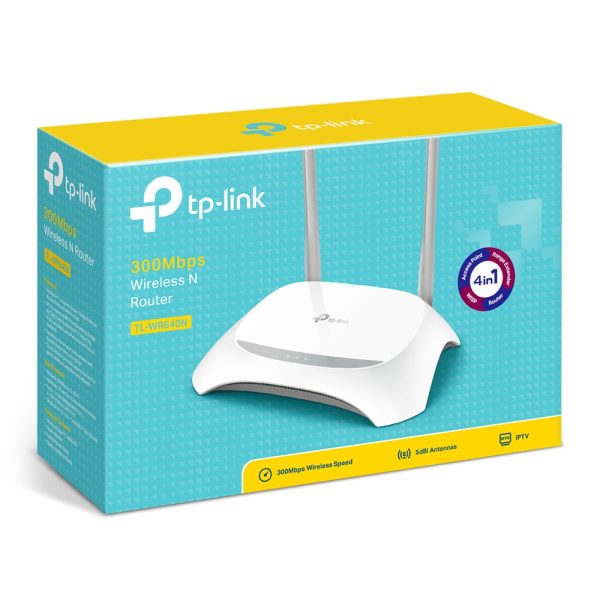 4 TP-Link TL-WR840N Access Point 2 Antenna 300Mbps